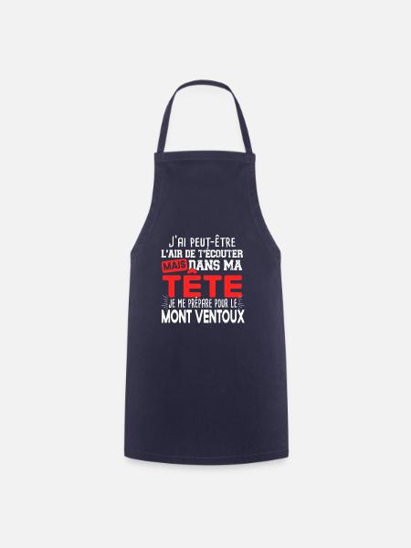 Mont Ventoux 2022 Cycliste Montagne Randonnée - Tablier de cuisine - marine