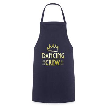 Dancing Crew - Kochschürze - Navy - Vorne - AI Model Male 185 dark (185cm)