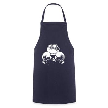 Alligator Boxer Kampfsport MMA - Kochschürze - Navy - Vorne - AI Model Male 185 dark (185cm)