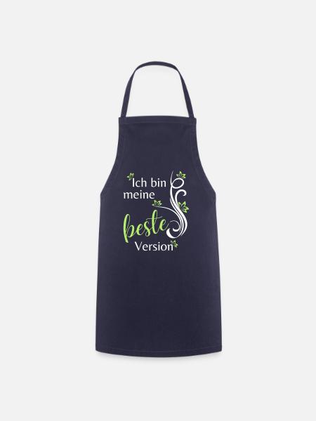 Ich bin meine beste Version - Kochschürze - Navy