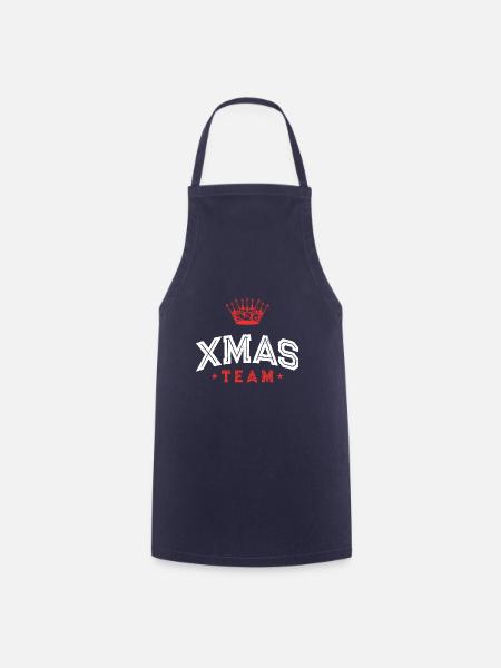 Xmas Team - Kochschürze - Navy