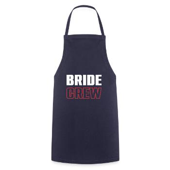 Bride Crew - Cooking Apron - navy - Front - AI Model Male 185 dark (185cm)