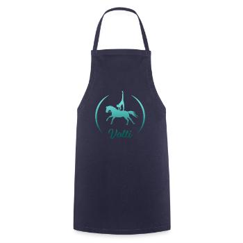 Volti Pferdesport Voltigieren by TinaShirts - Kochschürze - Navy - Vorne - AI Model Male 185 dark (185cm)