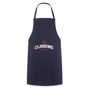 Climbing Team - Kochschürze - Navy - Vorne - AI Model Male 185 dark (185cm)