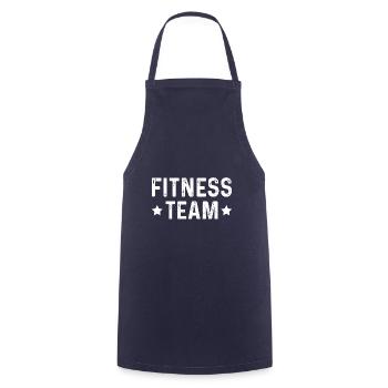Équipe de fitness - Tablier de cuisine - marine - Devant - AI Model Male 185 dark (185cm)