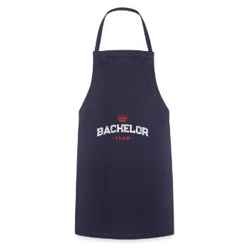 Équipe Bachelor - Tablier de cuisine - marine - Devant - AI Model Male 185 dark (185cm)
