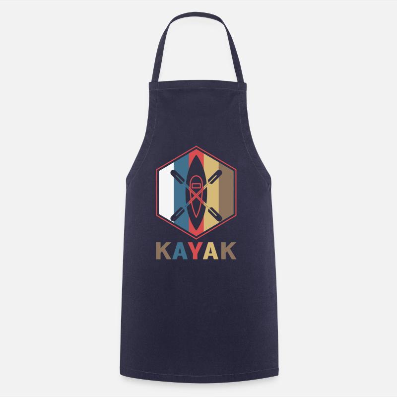 Kayak kayaking rafting - Cooking Apron - navy