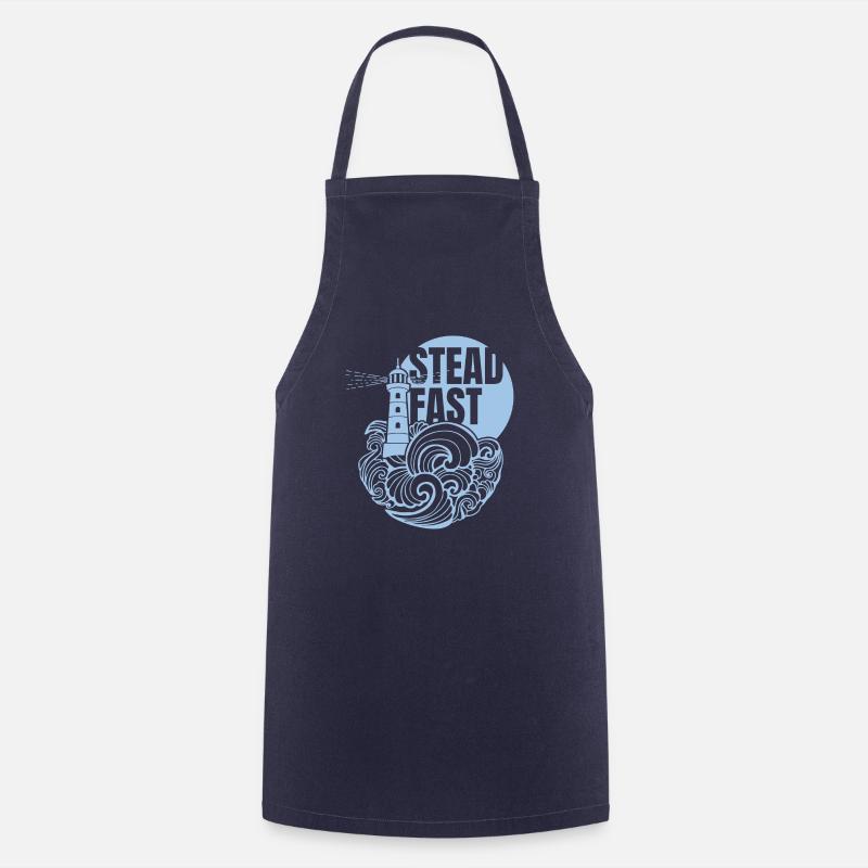 Steadfast - light blue - Cooking Apron - navy