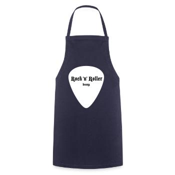 Plectre Grand Blanc - Tablier de cuisine - marine - Devant - AI Model Male 185 dark (185cm)