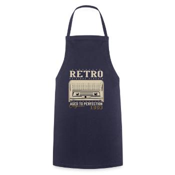 Retro 1993 Birthday Gift 1993 Vintage 1993 - Cooking Apron - navy - Front - AI Model Male 185 dark (185cm)