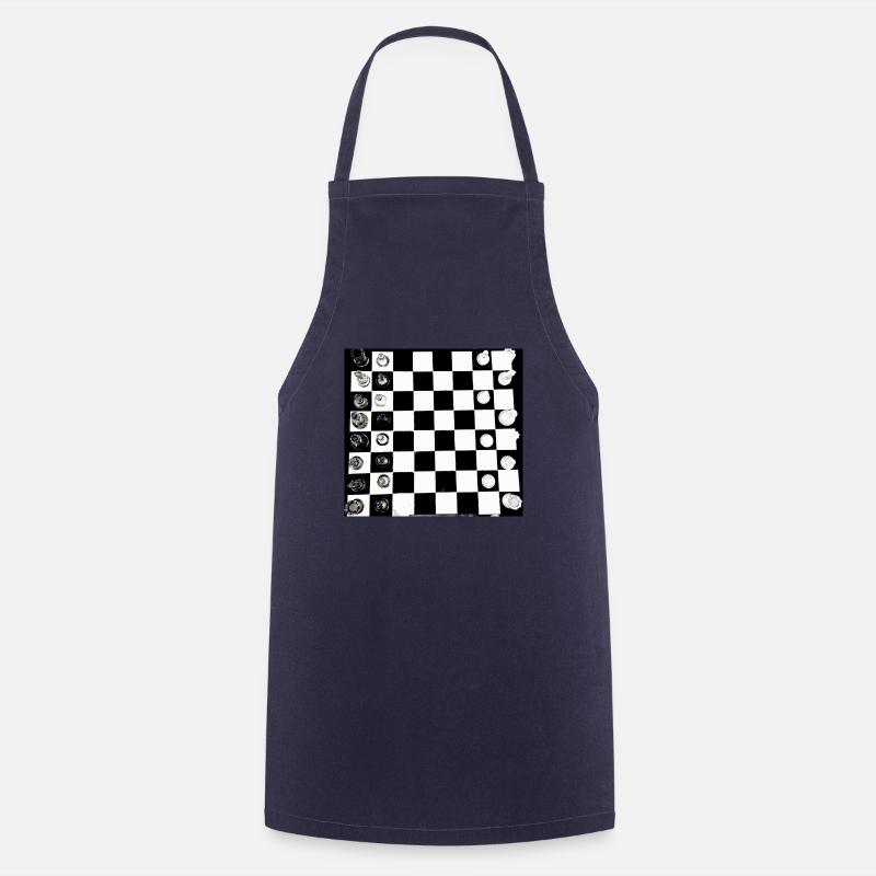 Échecs, Échiquier, Jeu d’échecs - Tablier de cuisine - marine