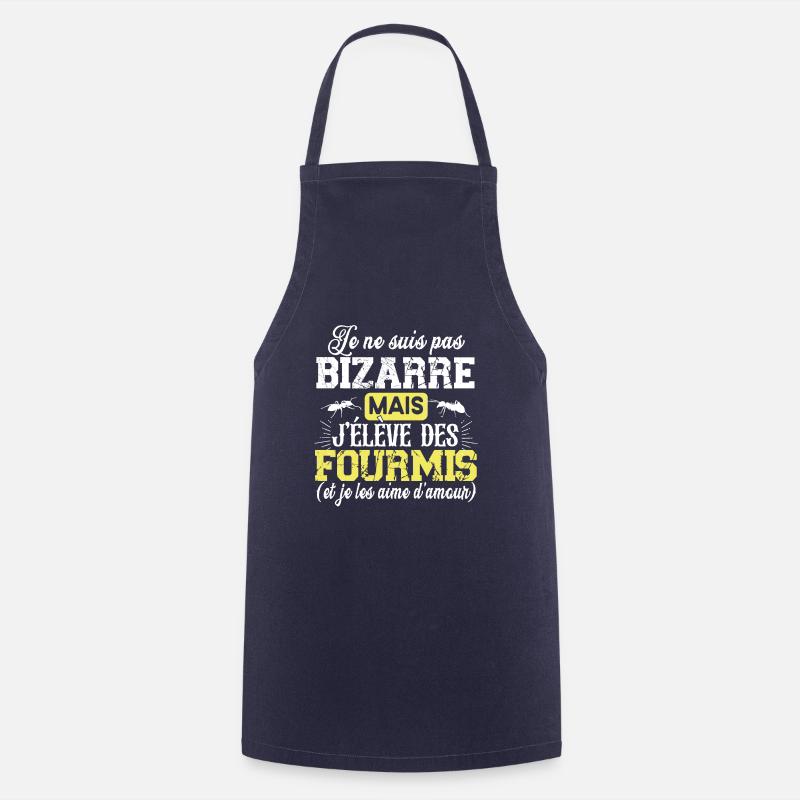 Fourmi Fourmis Fourmiculture Insecte Cadeau Humour - Tablier de cuisine - marine