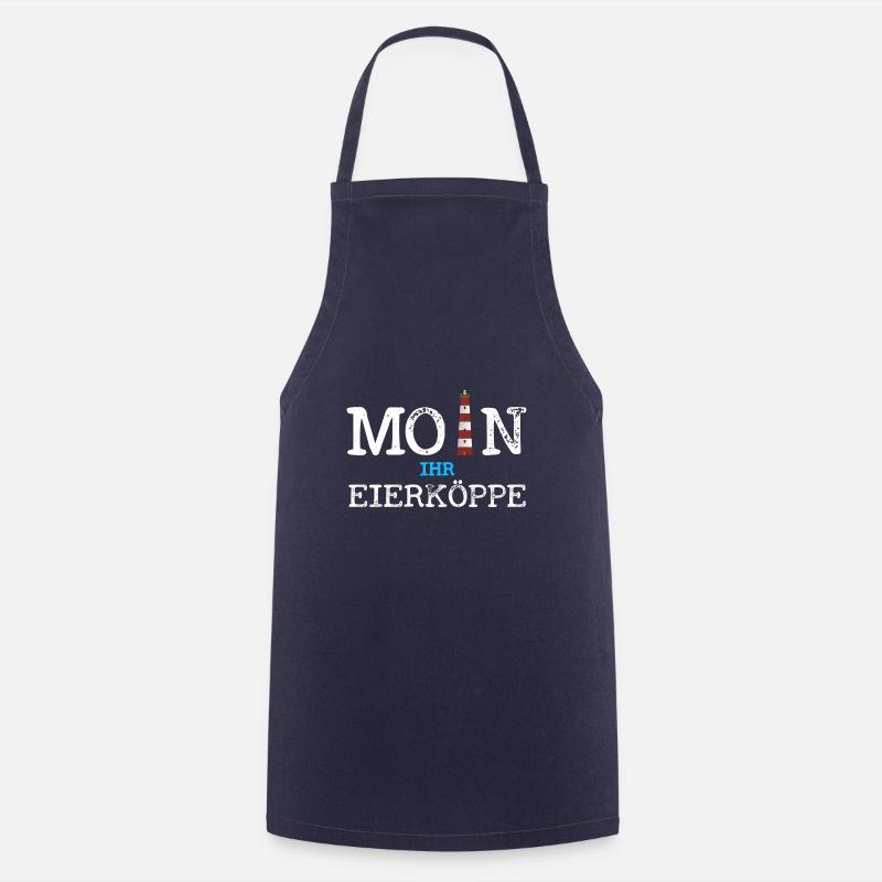 Moin Ihr Eierköppe - Kochschürze - Navy
