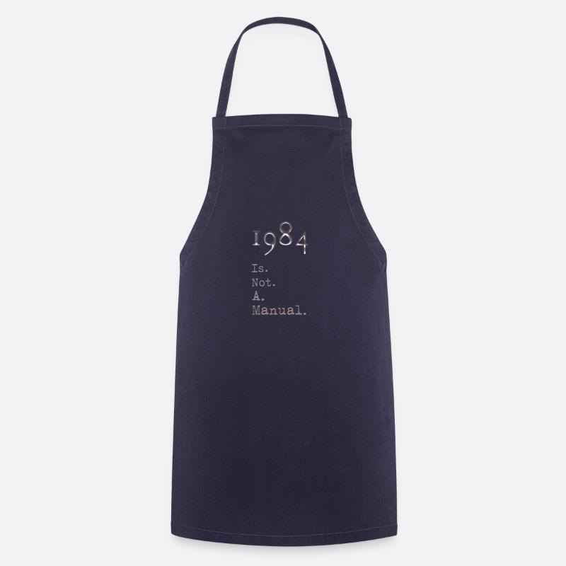 1984 Is. Note. A. Manual. - Cooking Apron - navy