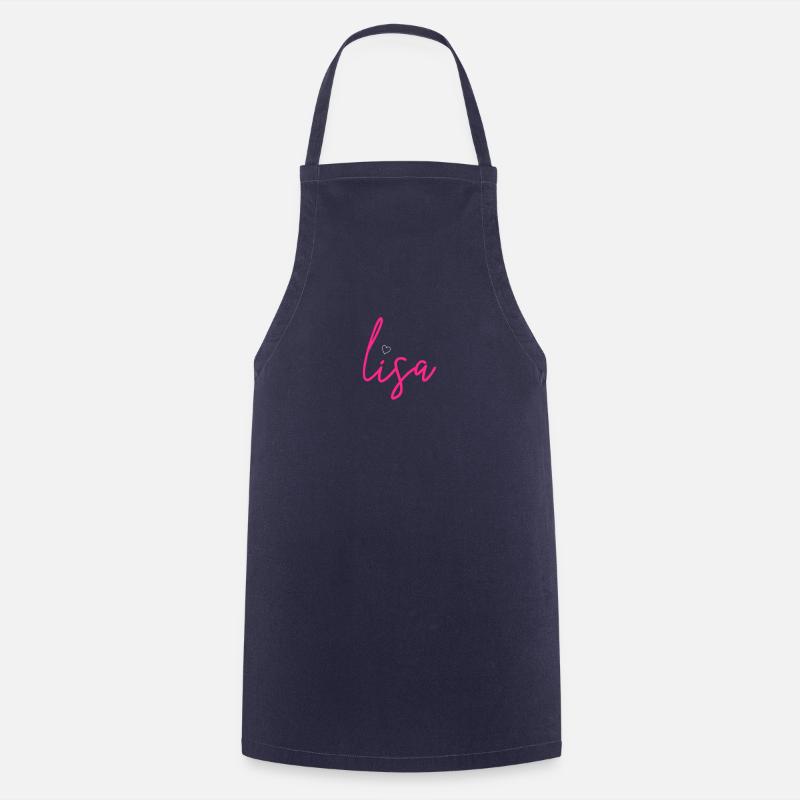 Nom de Lisa - Tablier de cuisine - marine