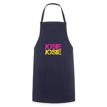 Josie Josephine - Kochschürze - Navy - Vorne - AI Model Male 185 dark (185cm)