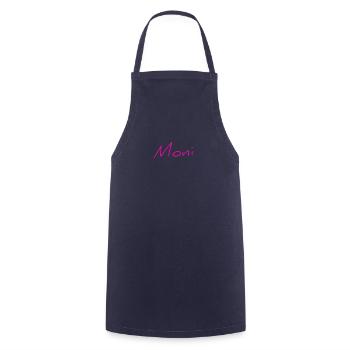 Moni Monika Name First Name Gifts - Cooking Apron - navy - Front - AI Model Male 185 dark (185cm)