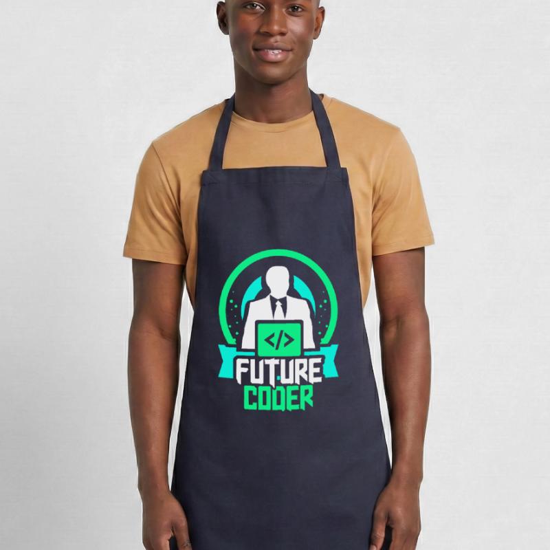 Code du programmeur de codage du futur codeur Tablier de cuisine