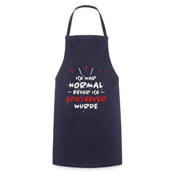 Apotheker Spruch Beruf Lustiges Apotheker Geschenk - Kochschürze - Navy - Vorne - AI Model Male 185 dark (185cm)