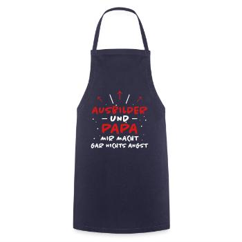 Ausbilder Spruch Beruf Lustiges Ausbilder Geschenk - Kochschürze - Navy - Vorne - AI Model Male 185 dark (185cm)