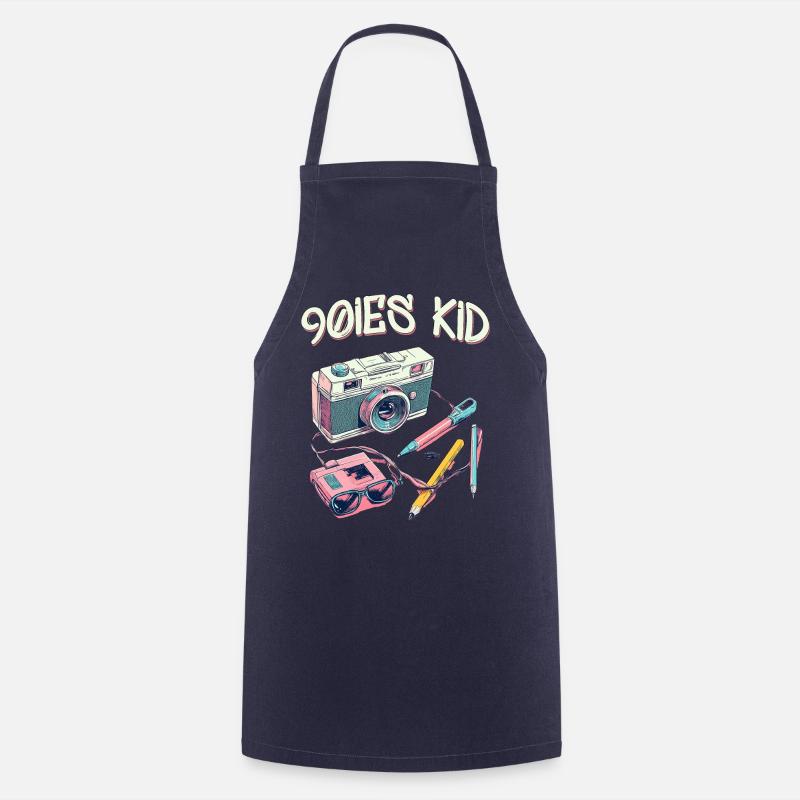 90s kid - Cooking Apron - navy