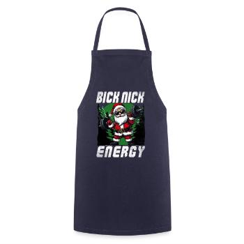 Big Nick Energy Lustiger Weihnachtsmann Weihnachte - Kochschürze - Navy - Vorne - AI Model Male 185 dark (185cm)