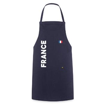 France - Cooking Apron - navy - Front - AI Model Male 185 dark (185cm)
