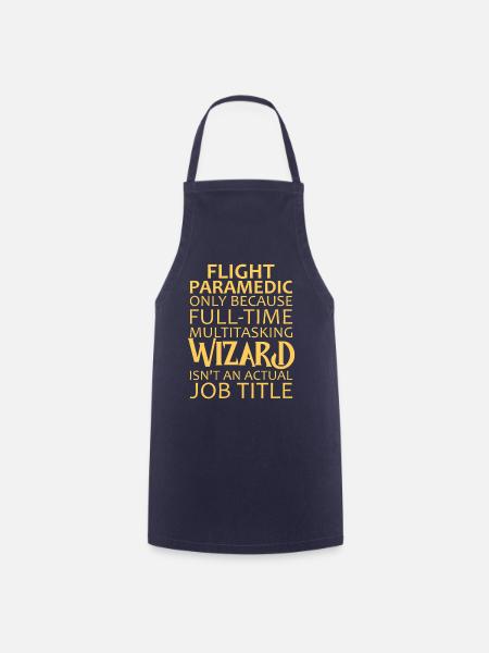 Flight Paramedic Wizard Luftrettung - Kochschürze - Navy