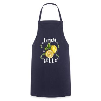 Limoncello La Dolce Vita - Kochschürze - Navy - Vorne - AI Model Male 185 dark (185cm)