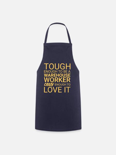 Warehouse Worker Crazy - Kochschürze - Navy