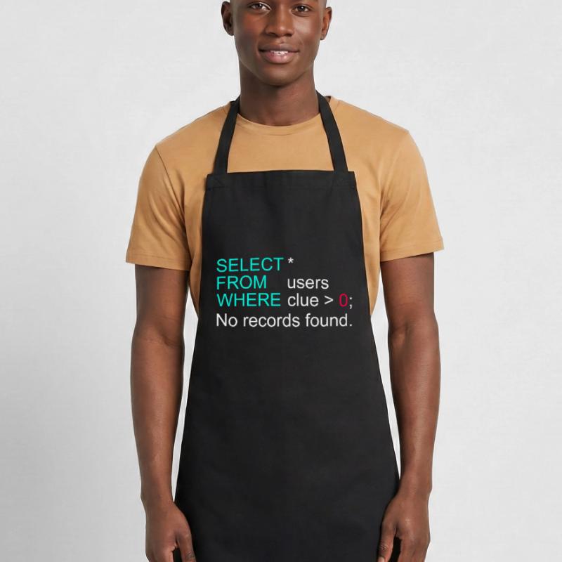 Database Data SQL Programmer Administration Cooking Apron