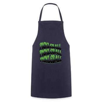 Pickleball Outdoor Game for Men and Women - Cooking Apron - navy - Front - AI Model Male 185 dark (185cm)