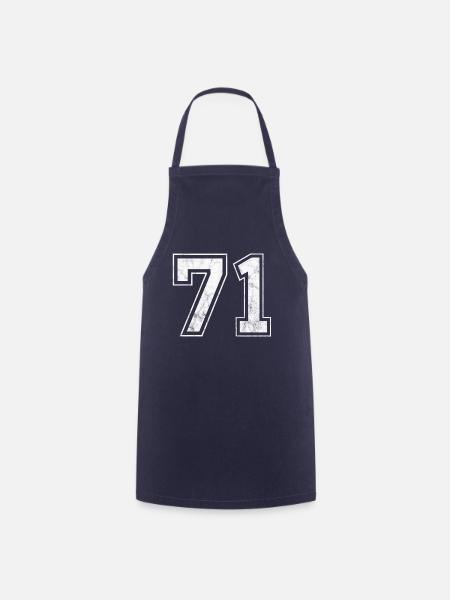 Anzahl 71 - Kochschürze - Navy