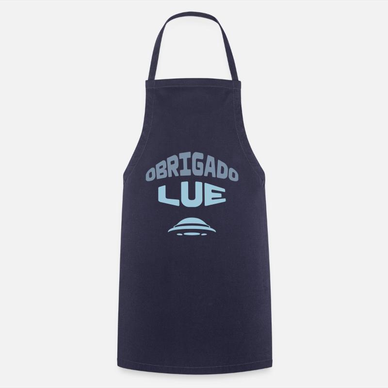 Obrigado Lue - Tablier de cuisine - marine