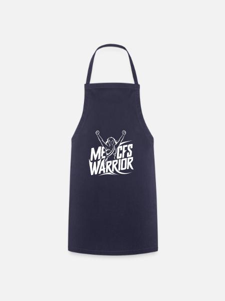 ME/CFS Warrior - Myalgic Encephalomyelitis - Cooking Apron - navy