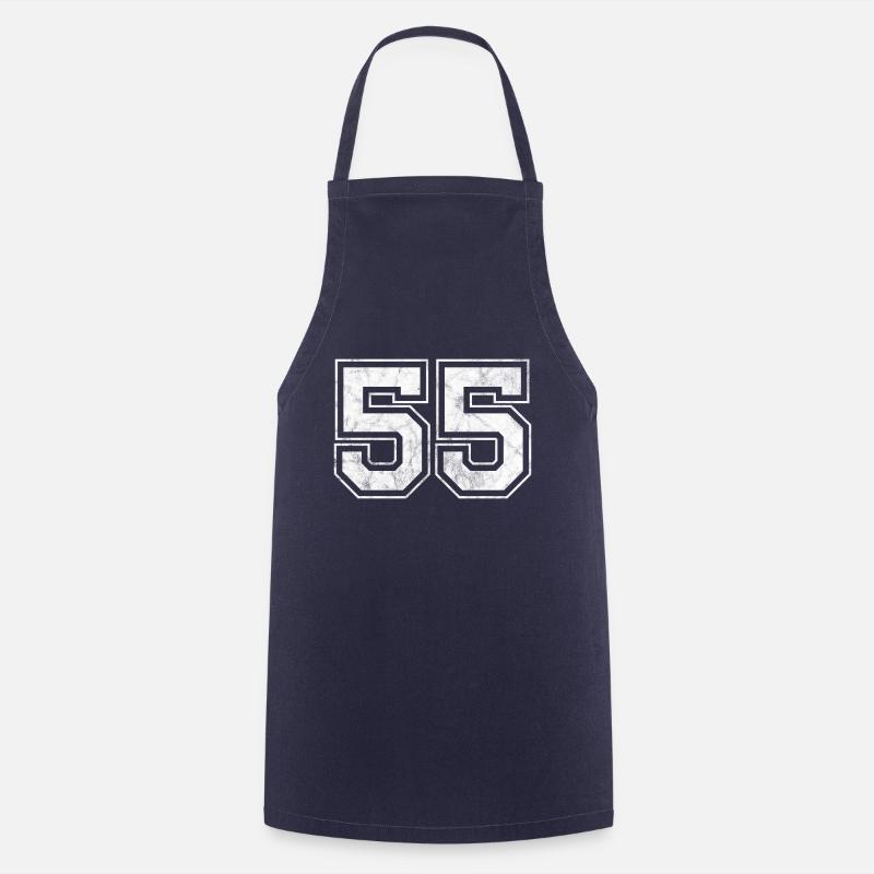 Numéro 55 - Tablier de cuisine - marine