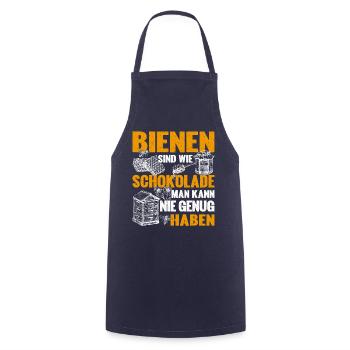 Nie genug Bienen leidenschaftlicher Imker Imkerei - Kochschürze - Navy - Vorne - AI Model Male 185 dark (185cm)
