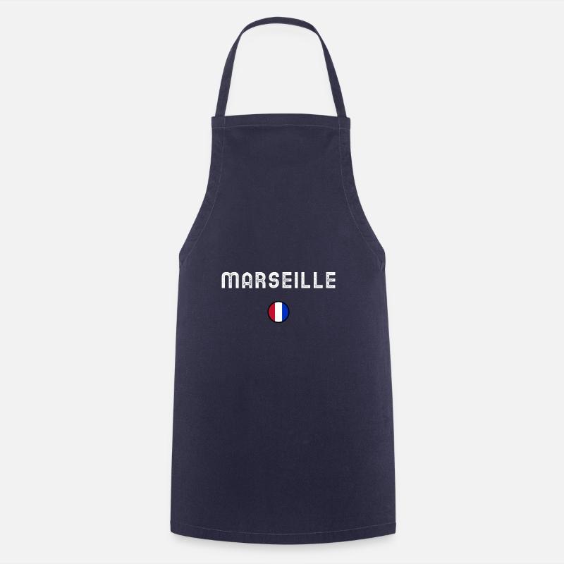 Marseille - Cooking Apron - navy
