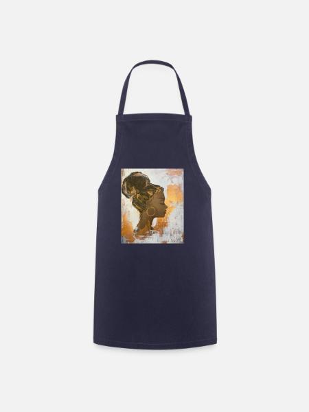 Afrikanische Königin - Kochschürze - Navy