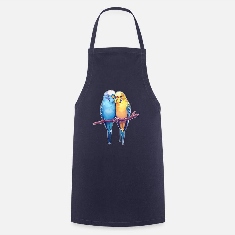 Budgies - Cooking Apron - navy