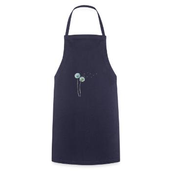 Löwenzahn Dandelion - Kochschürze - Navy - Vorne - AI Model Male 185 dark (185cm)