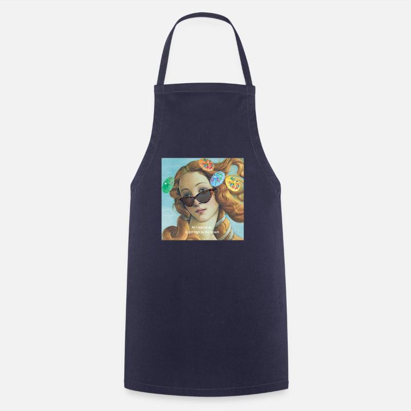 Venus mit milo da vinci modern - Kochschürze - Navy