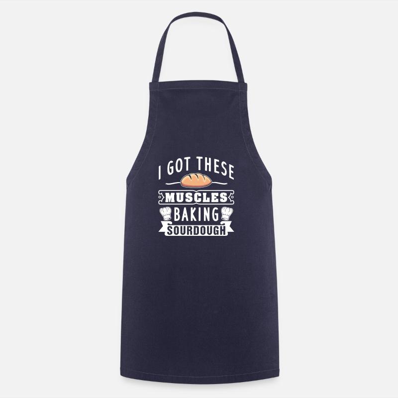 Baker bread baking sourdough gift - Cooking Apron - navy