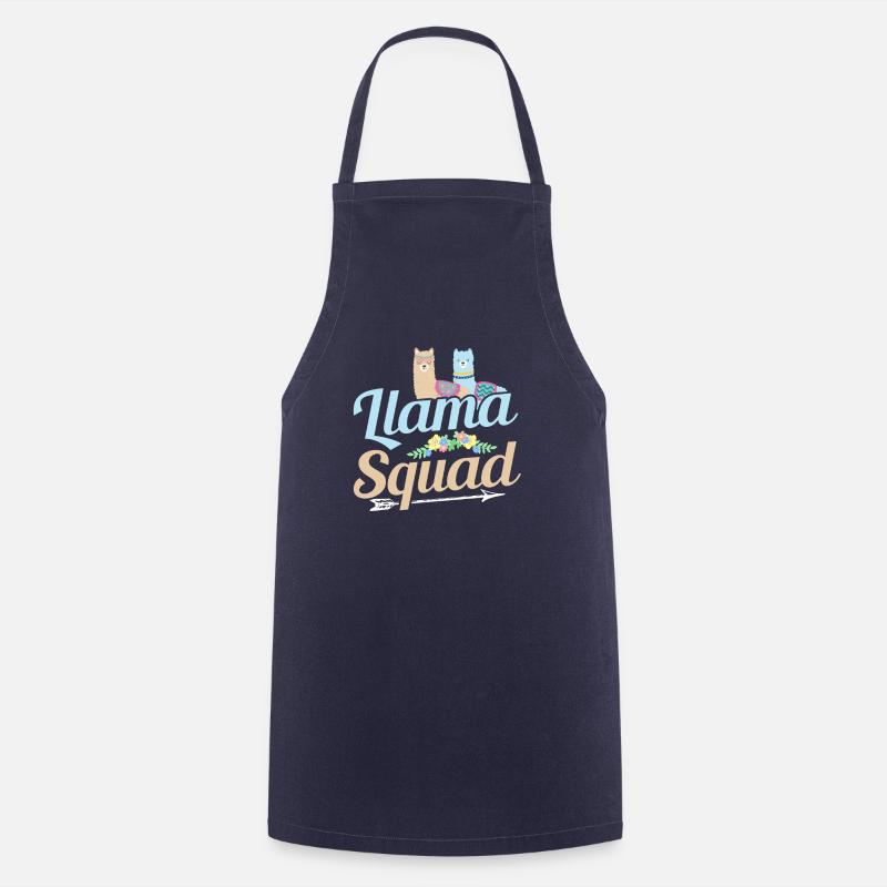 Llama Lama Squad - Tablier de cuisine - marine