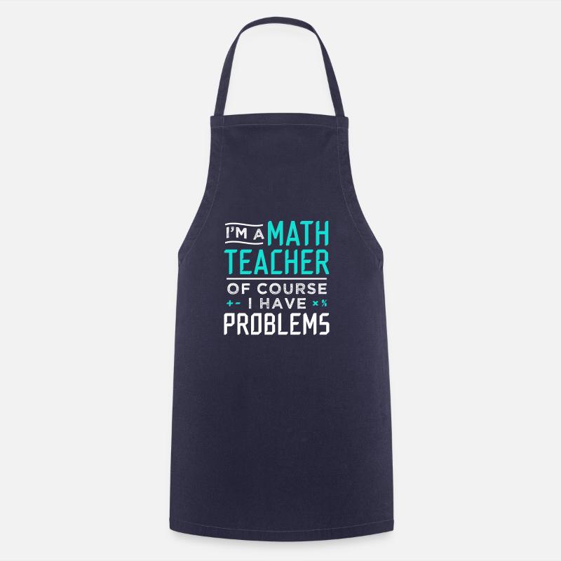 Problèmes de profs de maths - Tablier de cuisine - marine