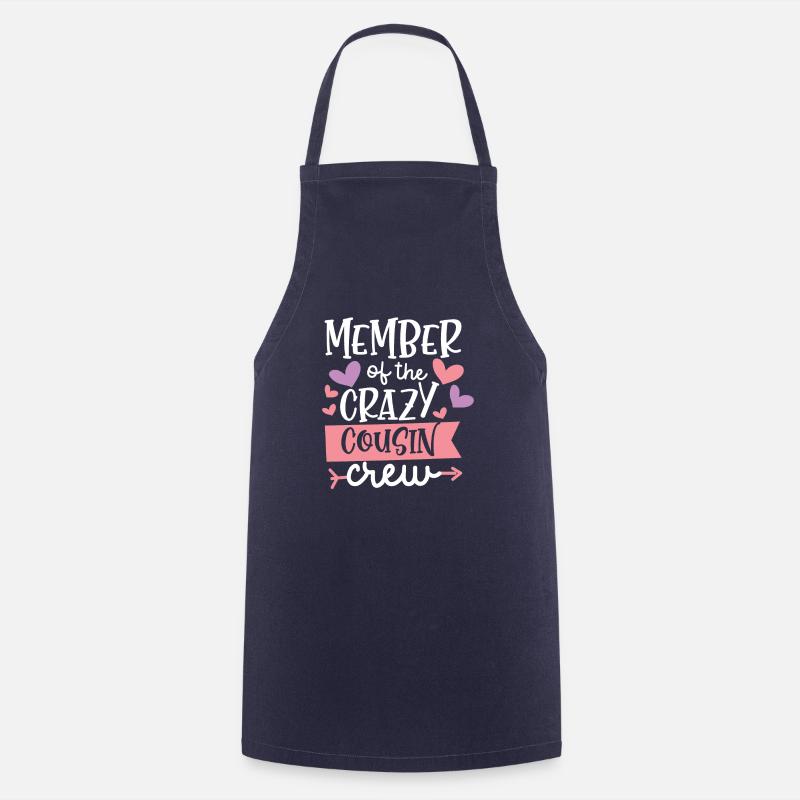 Crazy cousin gift idea - Cooking Apron - navy