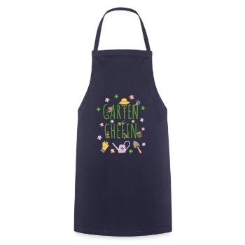 Garten Chefin Gärtnerin Geschenk Gartenarbeit Oma - Kochschürze - Navy - Vorne - AI Model Male 185 dark (185cm)