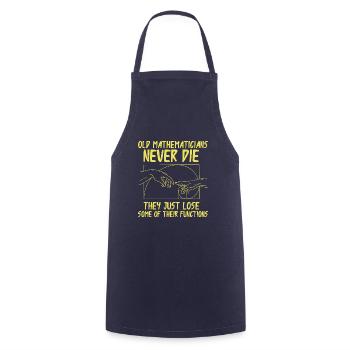 Fibonacci Geometry Math Golden Ratio - Cooking Apron - navy - Front - AI Model Male 185 dark (185cm)