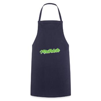 Mathled Student Scientist Gift - Cooking Apron - navy - Front - AI Model Male 185 dark (185cm)