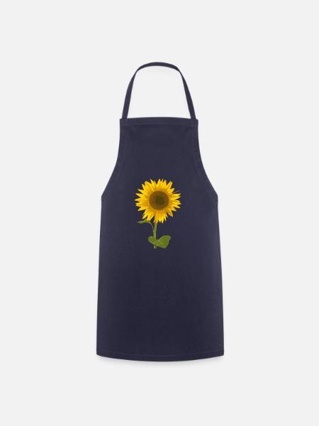 Sonneblume - Kochschürze - Navy
